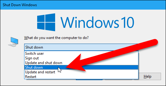 Cara untuk Shutdown di Windows 10 tanpa Installing Updates