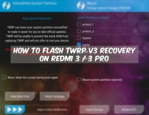 Cara Install TWRP v3.0.2 pada Redmi 3/Redmi 3 Pro