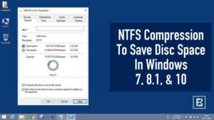 Cara Compress Drive Untuk Disimpan ke Disk Space Menggunakan NTFS Compression