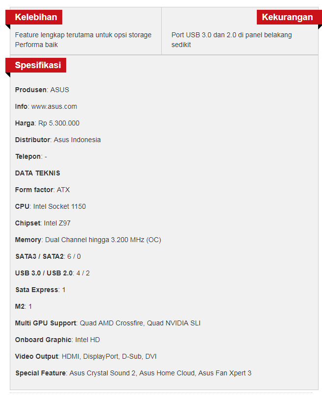 motherboard asus z97