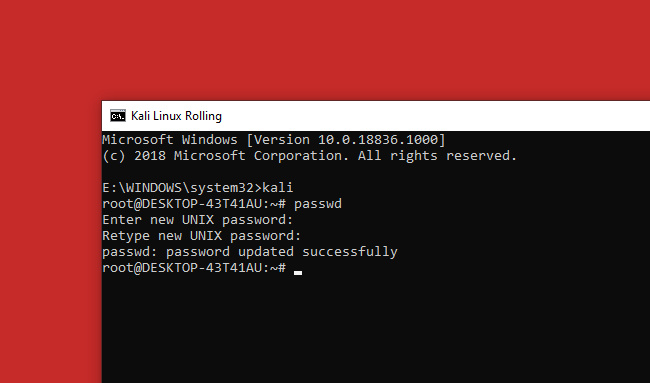 Mengganti Password WSL Linux Distro Windows 10