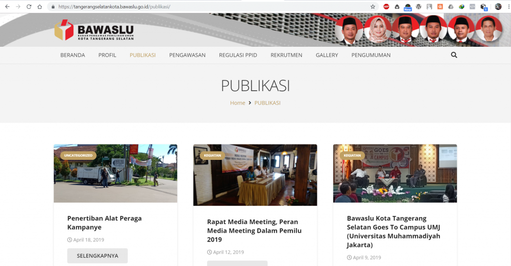 Bawaslu Kota Tangerang Selatan