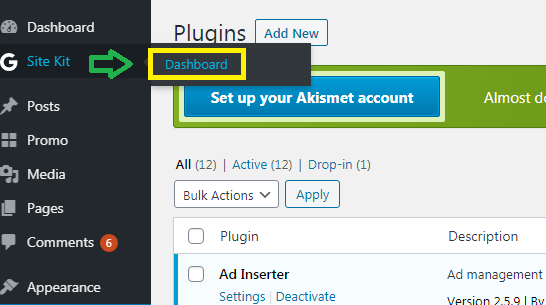 Cara Install Plugin Site Kit di WordPress